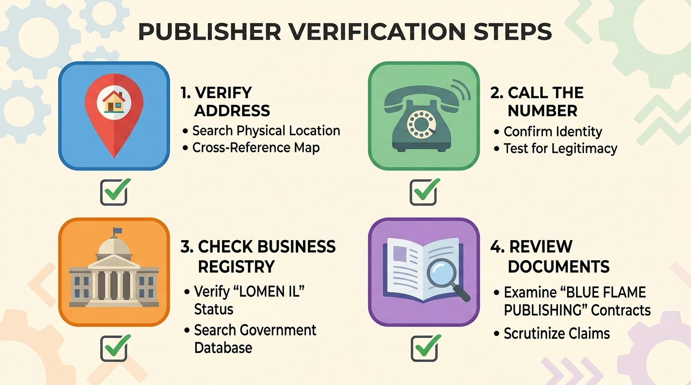 blueflamepublishing net lomen il